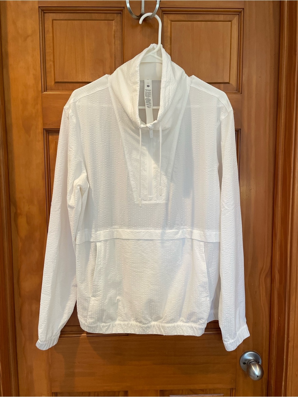 lululemon athletica White Lightweight Pullover Hoodie